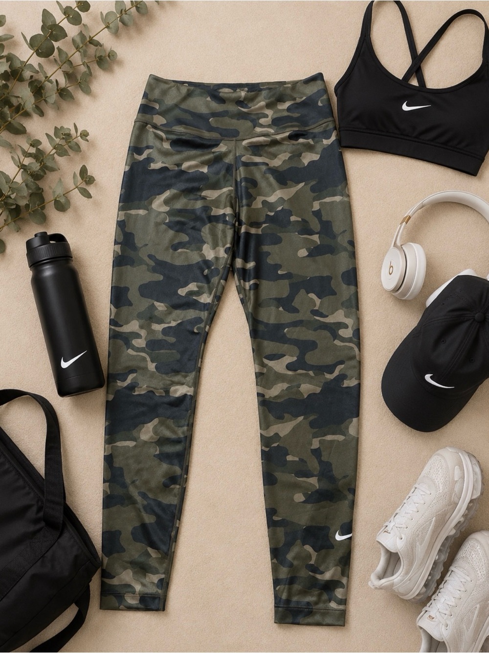 Nike Dri-Fit One Mid Rise Camo Legging